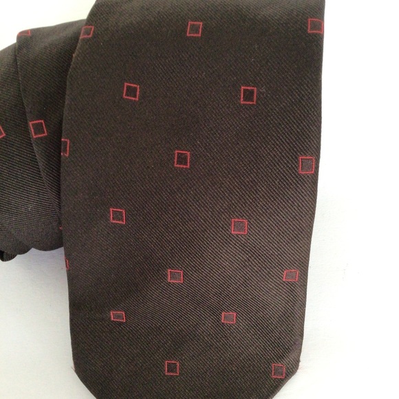 LANVIN PARIS SILK PATTERNED TIE VINTAGE - Picture 4 of 8